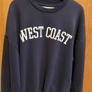 OAK + FORT West Coast Navy Sweater